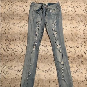 Distressed Mudd Jeans